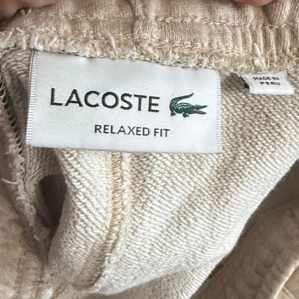 Lacoste Sweatpants French Sportswear Joggers‎ L Excellent Relaxed Fit Logo